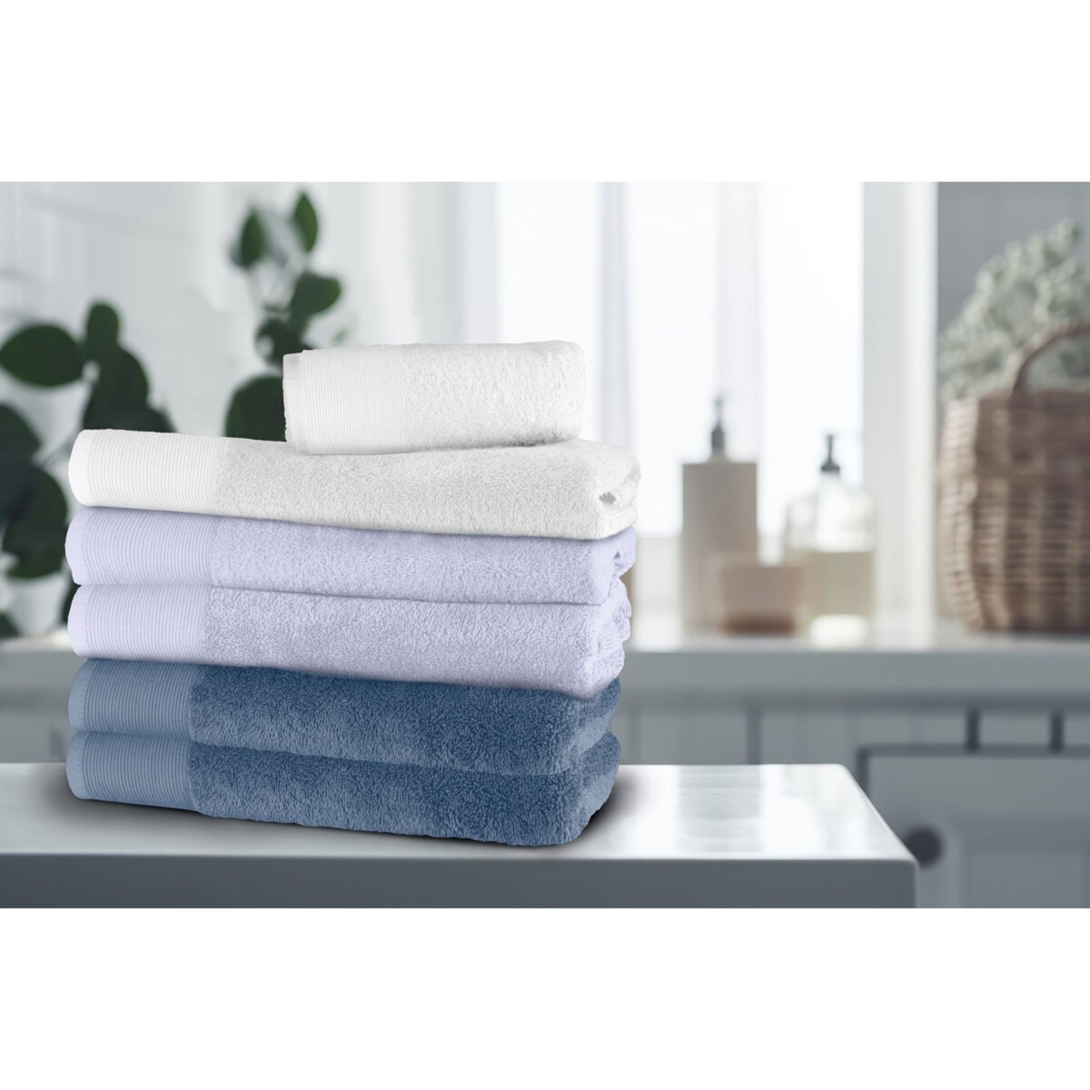 Kleine Wolke Bao Ekologiczny Ręcznik dla gości Niebieski 30x 50 cm