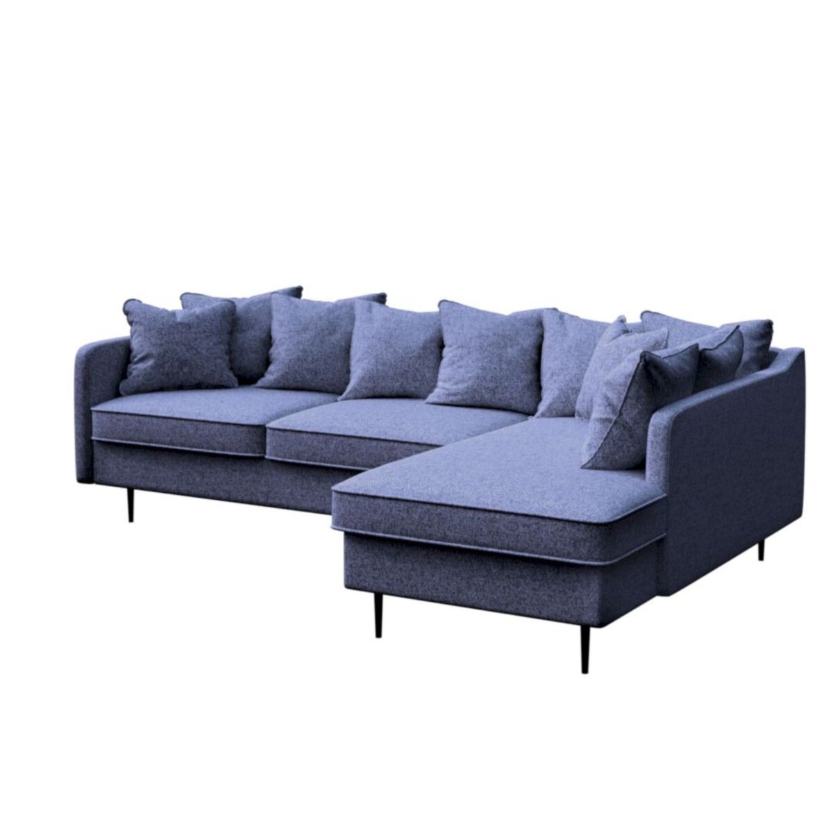 Esme Sofa narożna - granatowa