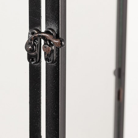 Lampion Colin Black, 26 x 15 x 48 cm