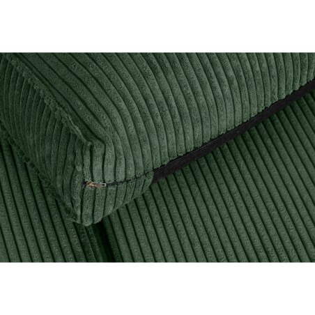 KONSIMO INVIA Sofa w stylu loft sztruks 2 osobowa w kolorze zielonym