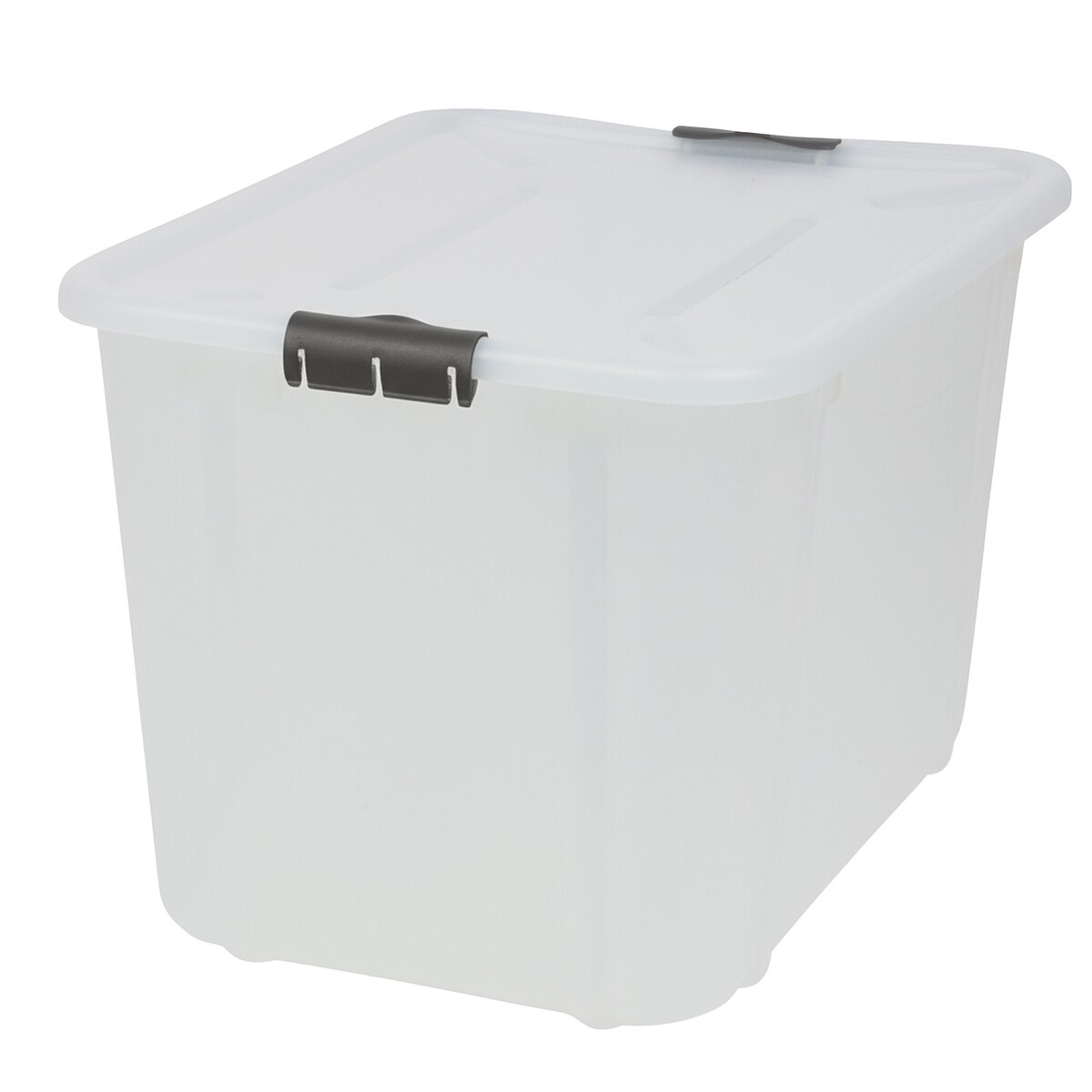 Pojemnik Plastikowy Pudełko 60 L Plastikowe Zamykany Z Pokrywką Pudło Box Do Przechowywania Na Zabawki Dokumenty Ubrania Mleczne