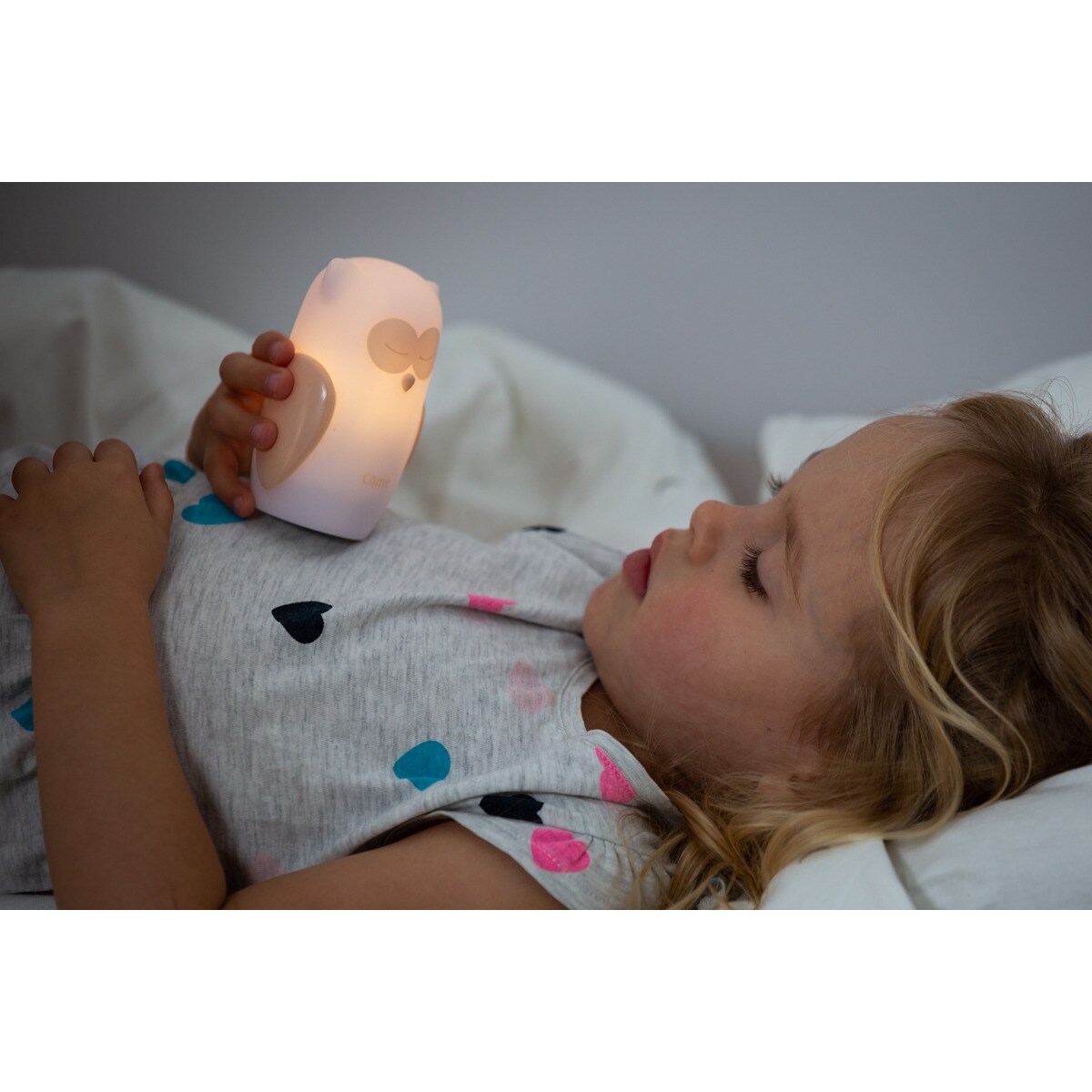 Zestaw 3 lampek nocnych LED - Ścieżka światła OLALA - Sowy