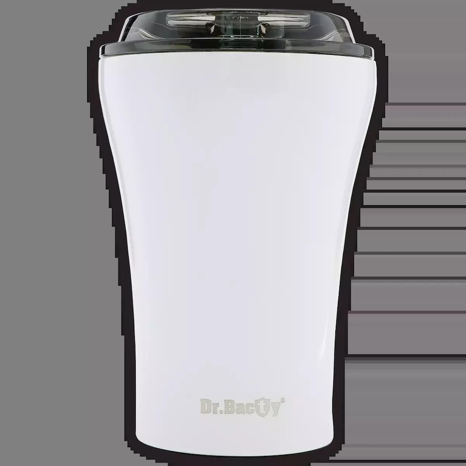 Kubek termiczny do kawy z powłoką ceramiczną Dr.Bacty Apollo - 227 ml - biały