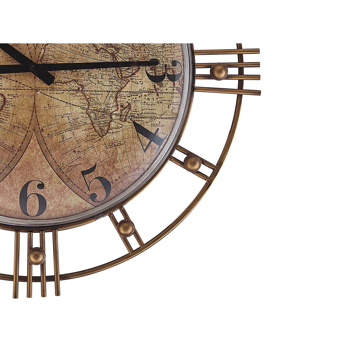 Zegar ścienny ø 63 cm złoty LANCY