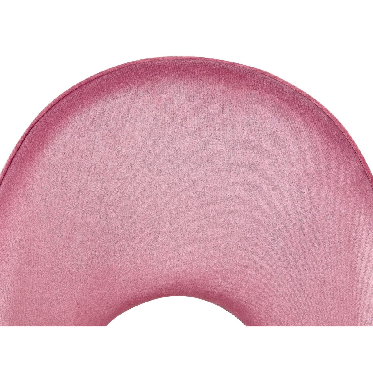 Zestaw 2 krzeseł do jadalni welurowy różowy MAGALIA