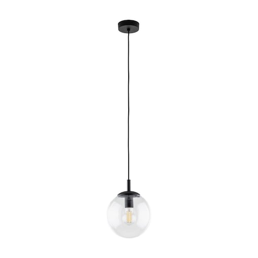 Lampa wisząca TK Lighting ESME Transparent 3267 czarna transparentna E27 regulowana wysokość