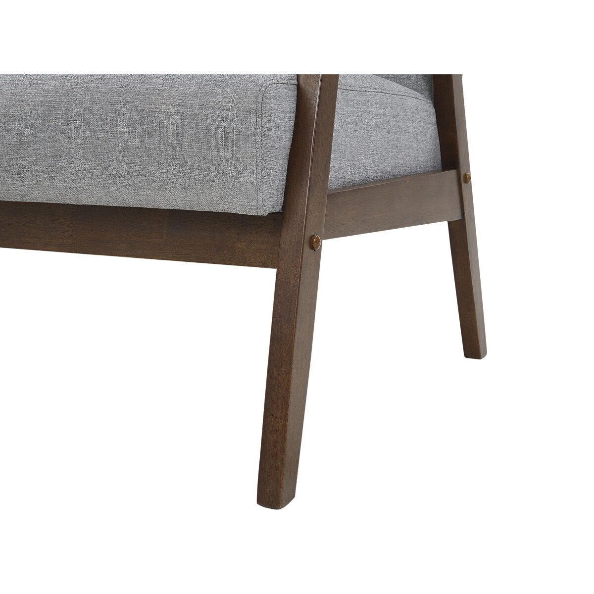 Sofa 3-osobowa szara ASNES