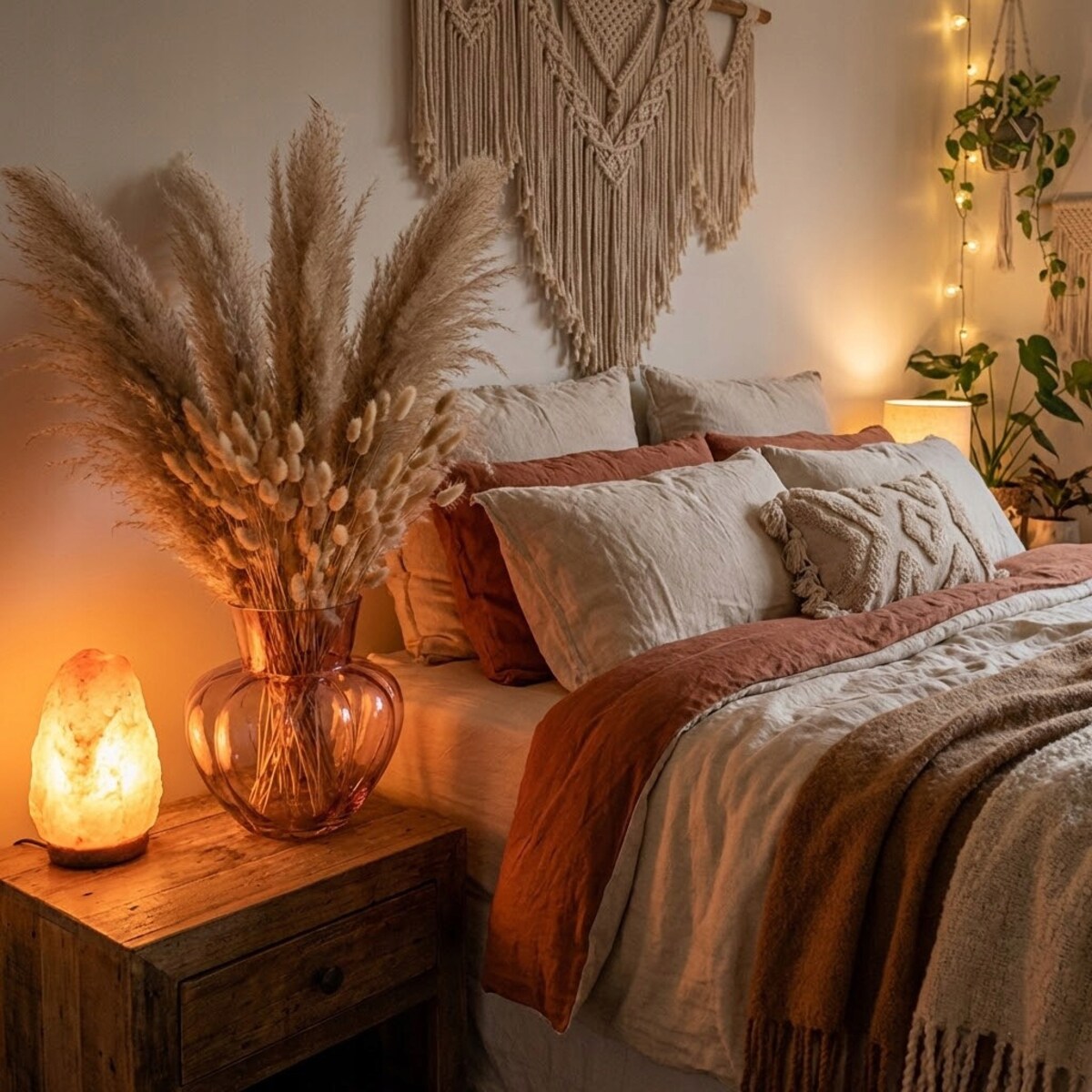 WAZON SZKLANY 22cm OKRĄGŁY NA KWIATY BUKIET DO SALONU DOMU BOHO RETRO