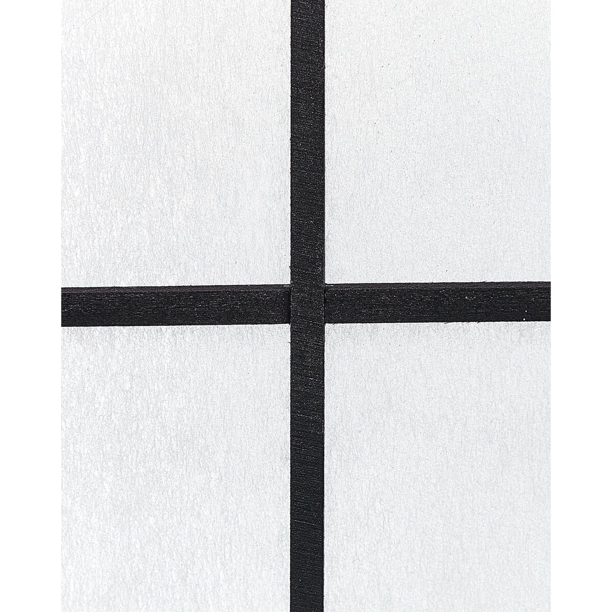 4-panelowy składany parawan pokojowy drewniany 170 x 120 cm czarny GOMAGOI