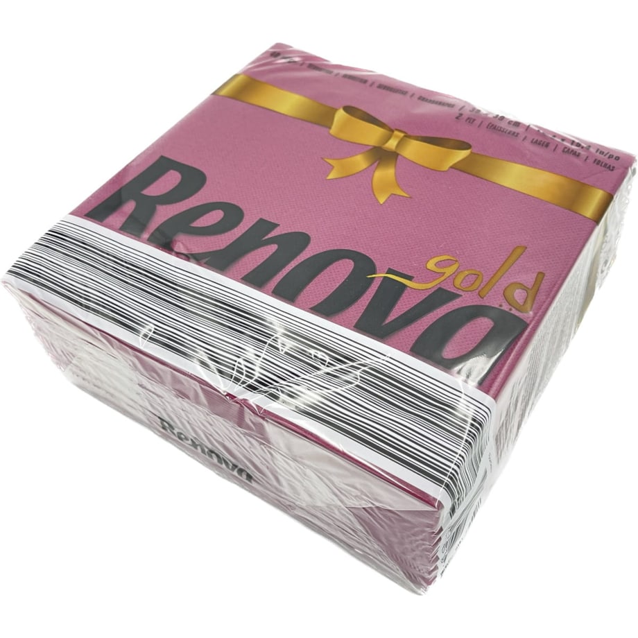 Serwetki stołowe Renova GOLD bordowe 40 szt