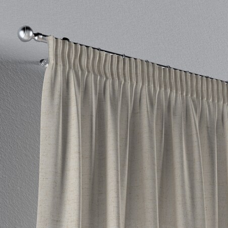 Zasłona na taśmie marszczącej 1 szt. 130x245 beżowy