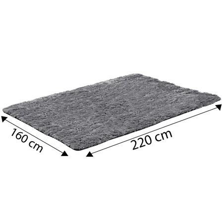 Dywan Shaggy Futrzany Pluszowy Antypoślizgowy Do Salonu Pokoju 160X220 Cm