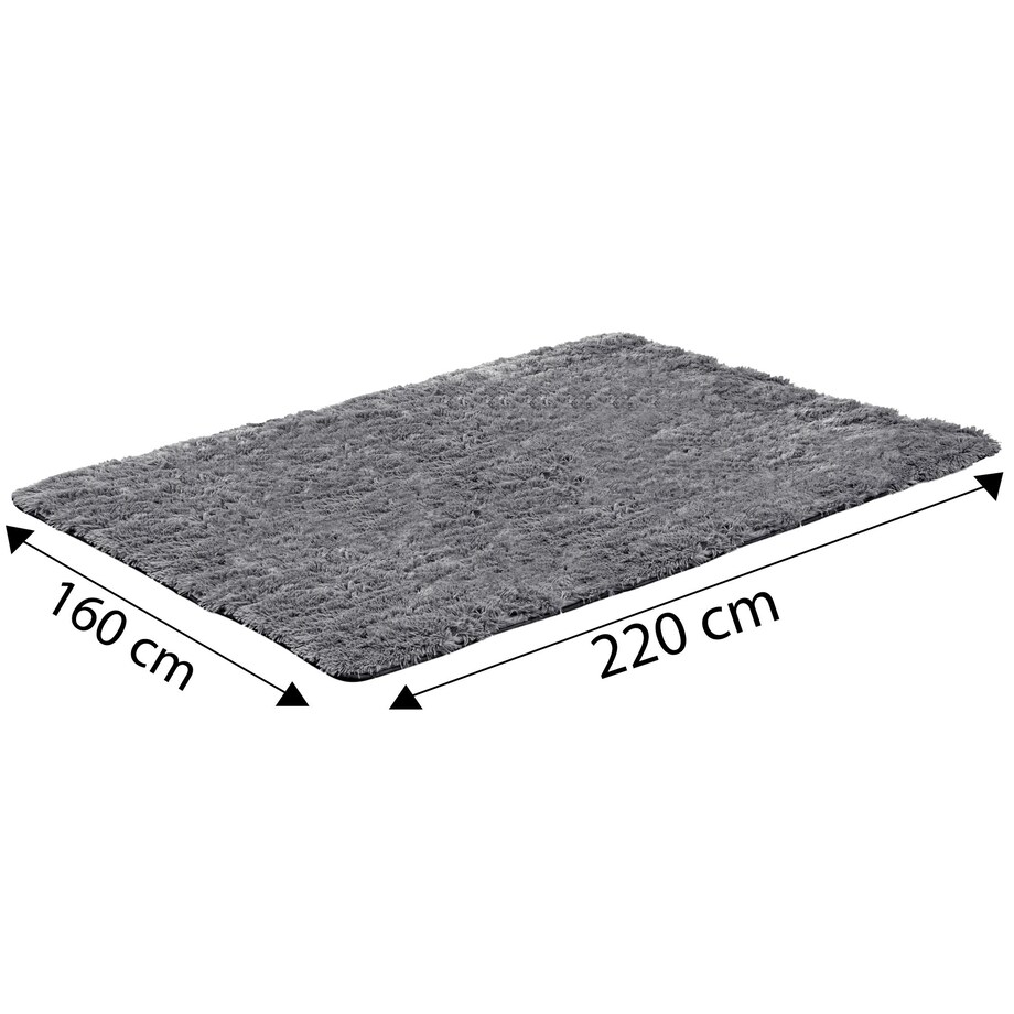 Dywan Shaggy Futrzany Pluszowy Antypoślizgowy Do Salonu Pokoju 160X220 Cm