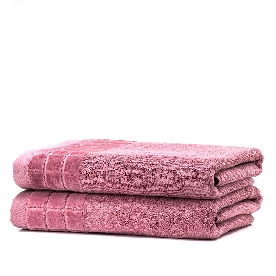 Luksusowy ręcznik DUSTY ROSÉ 70x140 cm z bawełny czesanej premium