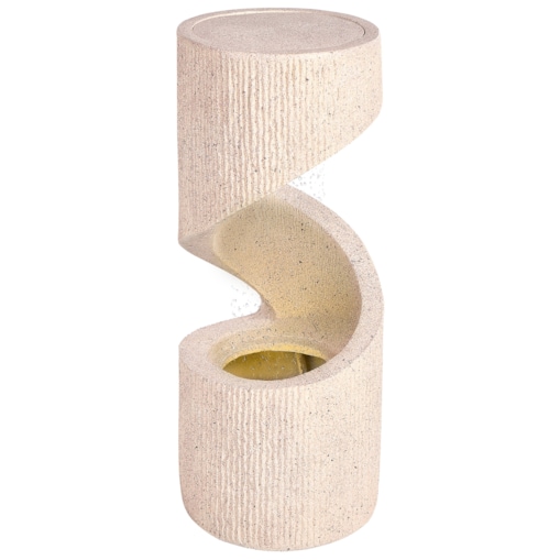 Fontanna ogrodowa z LED beżowa WINX