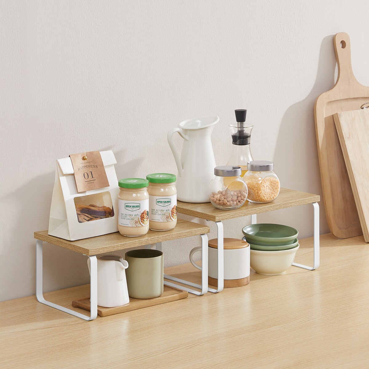 PÓŁKI KUCHENNE NA BLAT - ORGANIZER NA PRZYPRAWY 2 szt