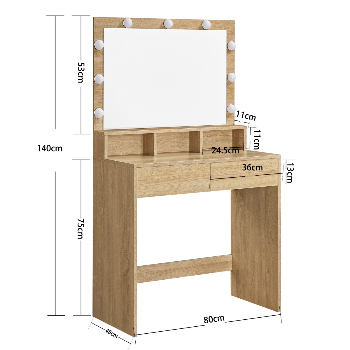 Toaletka Do Sypialni Pokoju Dla Kobiet Nastolatek Sonoma