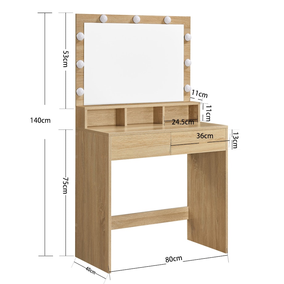 Toaletka Do Sypialni Pokoju Dla Kobiet Nastolatek Sonoma