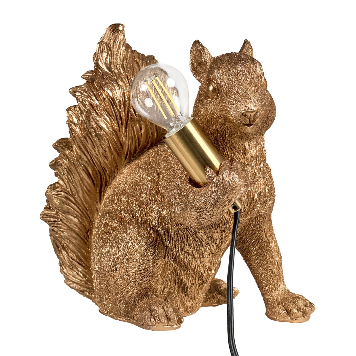 Lampa stołowa Wiewiórka PINOLI Złoty