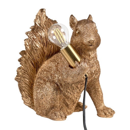 Lampa stołowa Wiewiórka PINOLI Złoty
