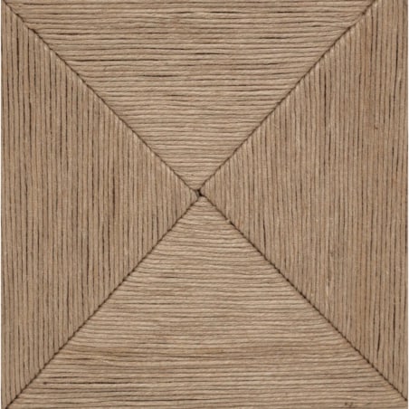 Regał z drewna akacji z plecionką Noma 150x124 cm