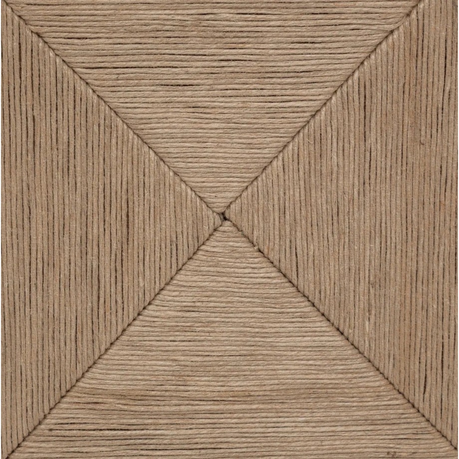 Regał z drewna akacji z plecionką Noma 150x124 cm