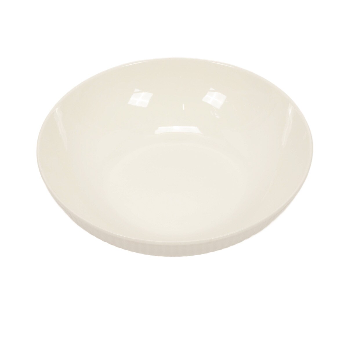 Głęboki talerz z porcelany New Bone, Ø 20 cm