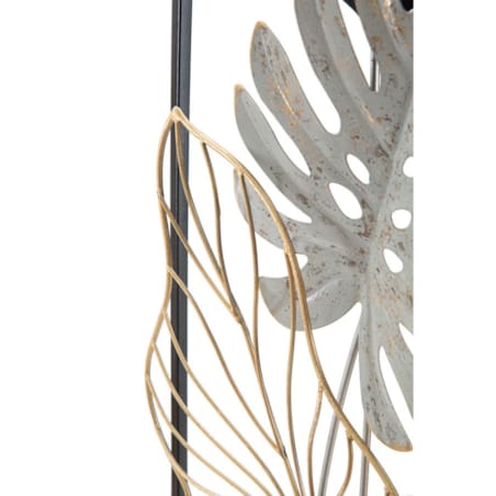 Panel ścienny metalowy PLAM, czarny, 28,5x74 cm