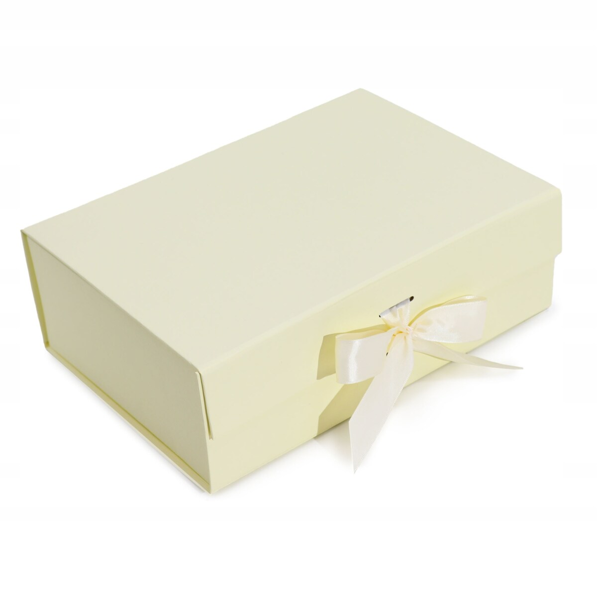 Płaskie Pudełko NA PREZENT KREMOWE PAKOWANIE box upominek gift 28x20x9cm