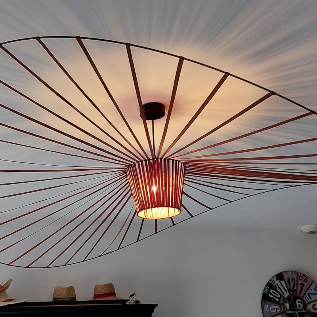 Lampa wisząca sufitowa do salonu Vertigo 80cm