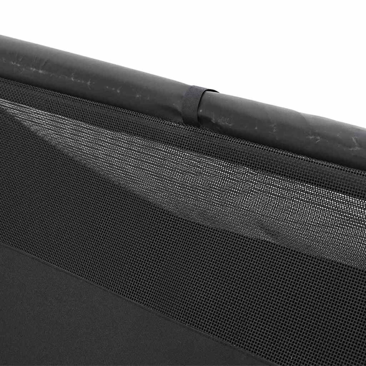 vidaXL Domek dla Psów Czarny 110 x 75 x 107.5 cm Tkanina Oxford i Stal