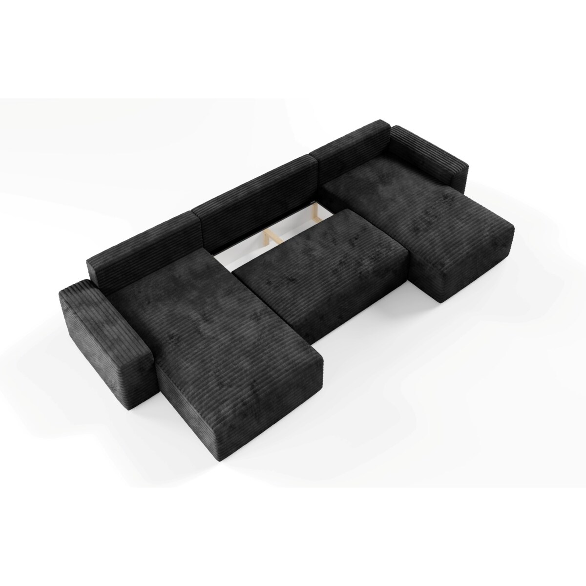 Narożnik COCO U z funkcją spania Kolor: TILIA 100