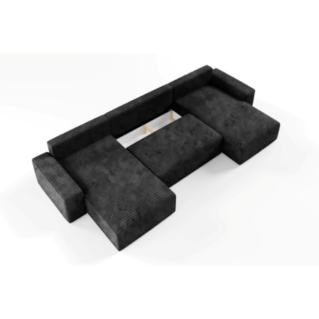 Narożnik COCO U z funkcją spania Kolor: TILIA 100