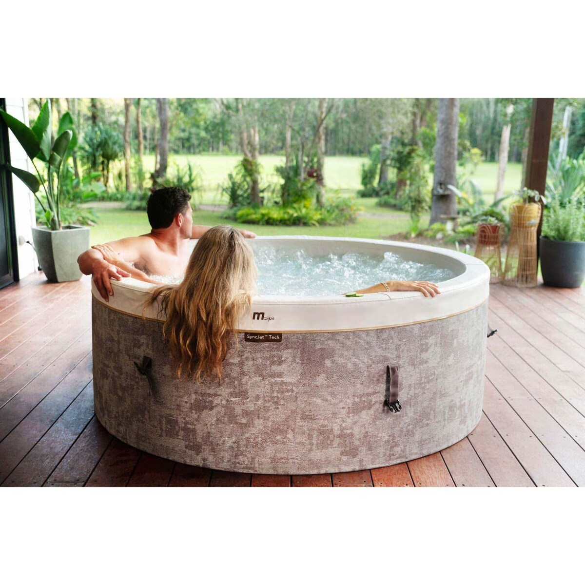 Panelowe SPA ogrodowe MSpa Cocoon-Eco basen z hydromasażem 6os. podgrzewana woda WiFi