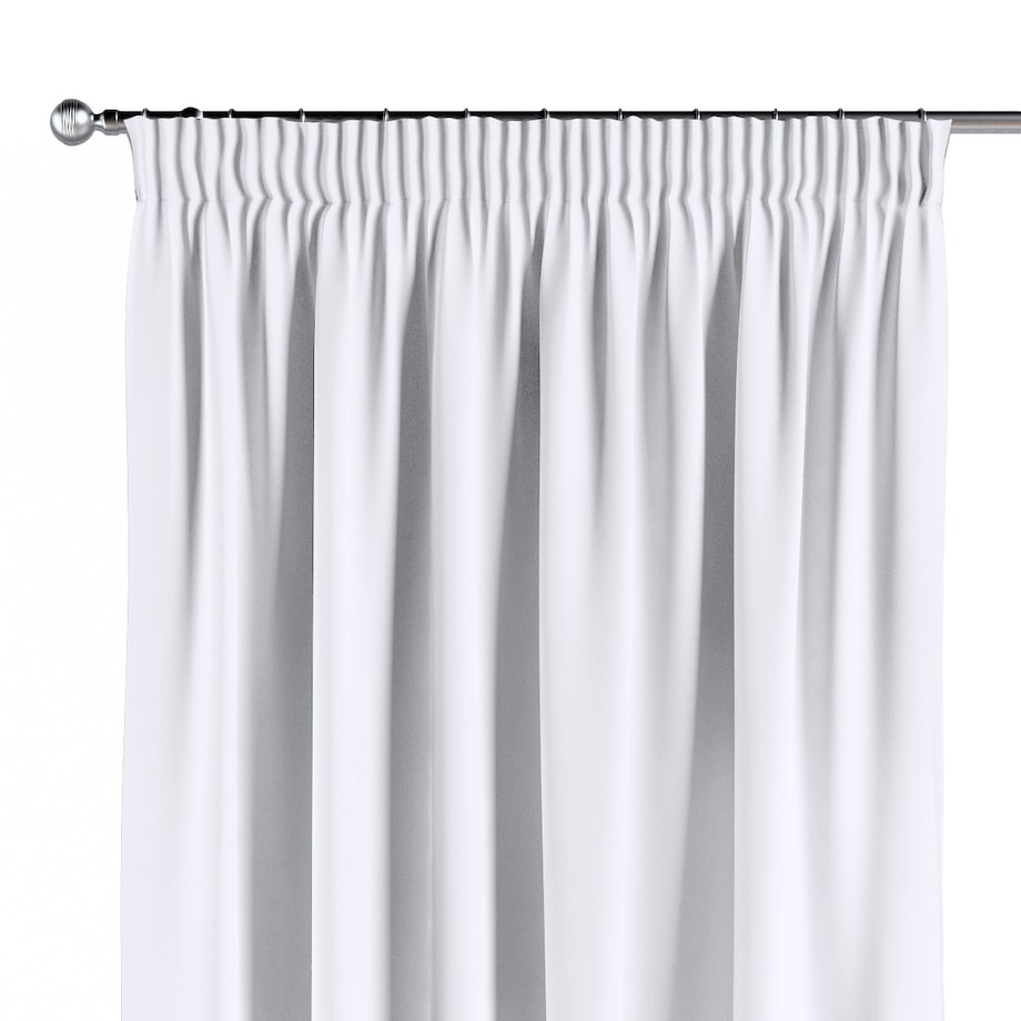 Zasłona na taśmie marszczącej 1 szt. 130x260 śnieżnobiały