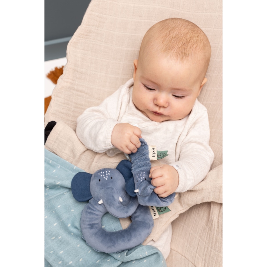Materiałowa grzechotka - Słoń Trixie Baby