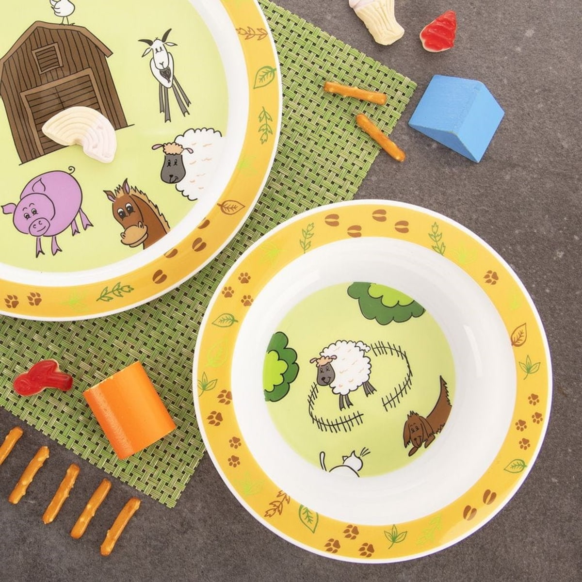 Talerz Głęboki dla Dziecka 16 cm 350 ml