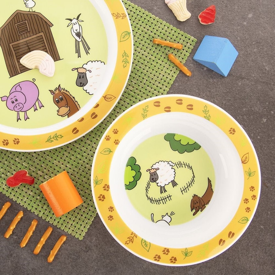 Talerz Głęboki dla Dziecka 16 cm 350 ml