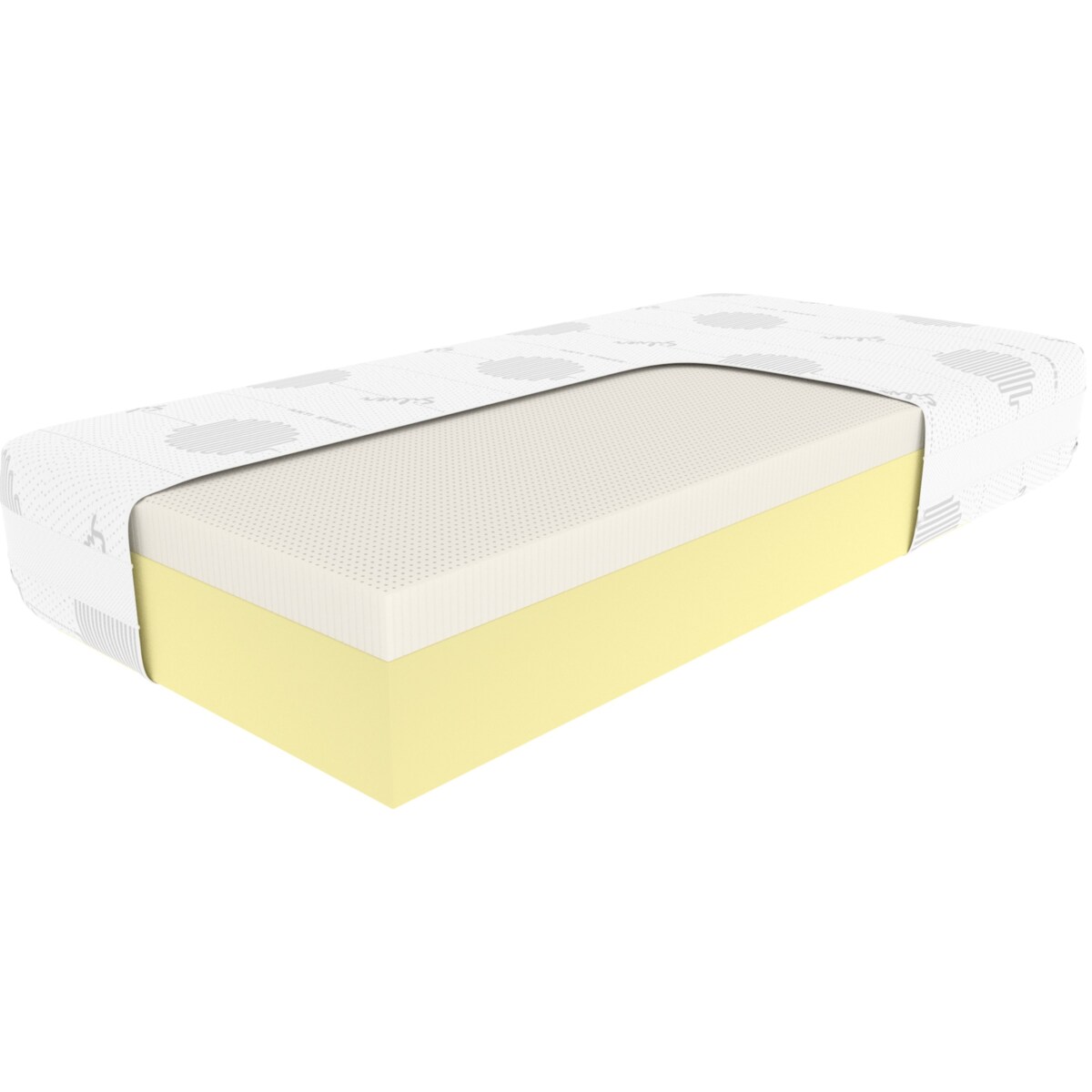 Materac SENPRO lateksowo-piankowy Silver Plus H2 100x200