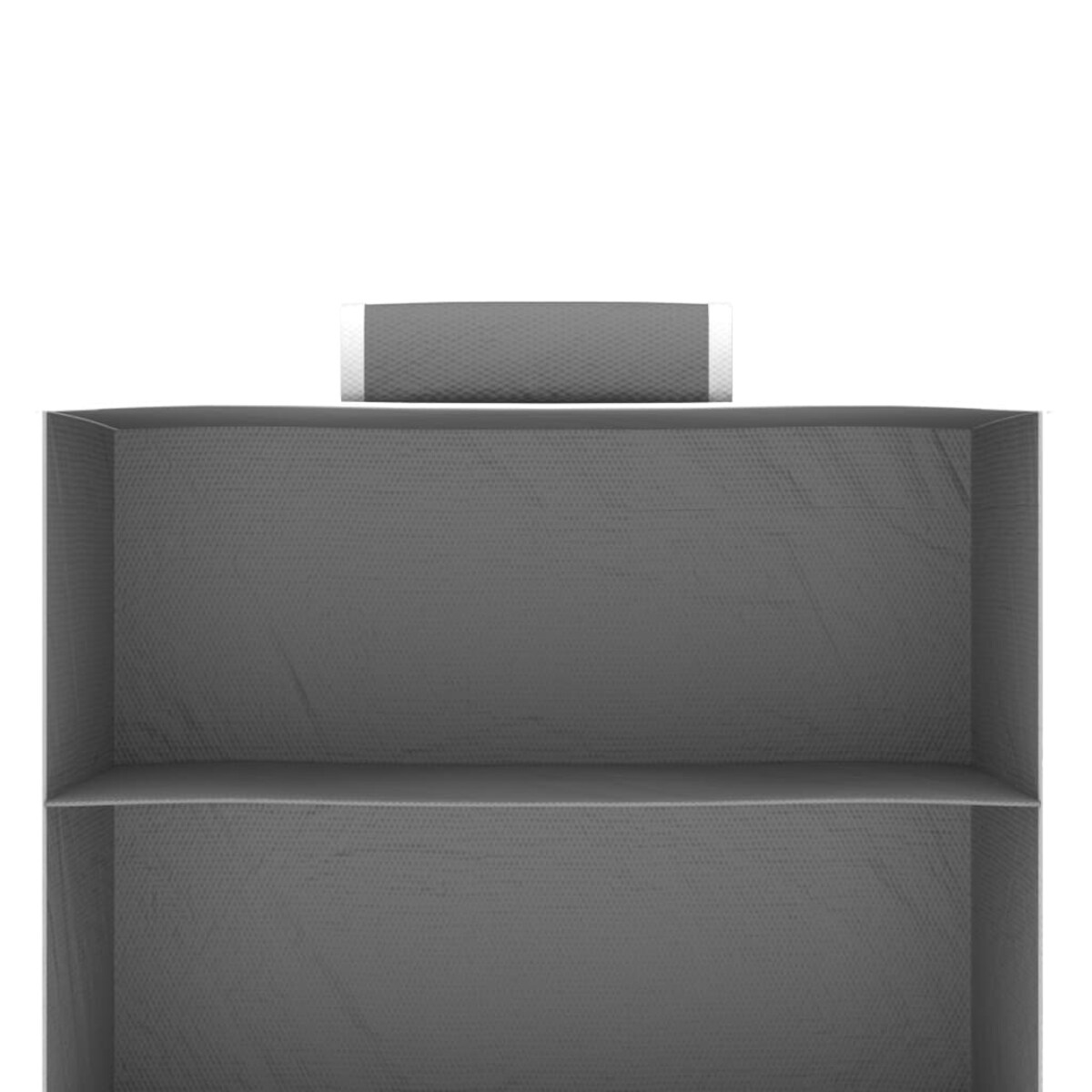 vidaXL Wiszące organizery do szafy, 2 szt., 10 półek, tkanina