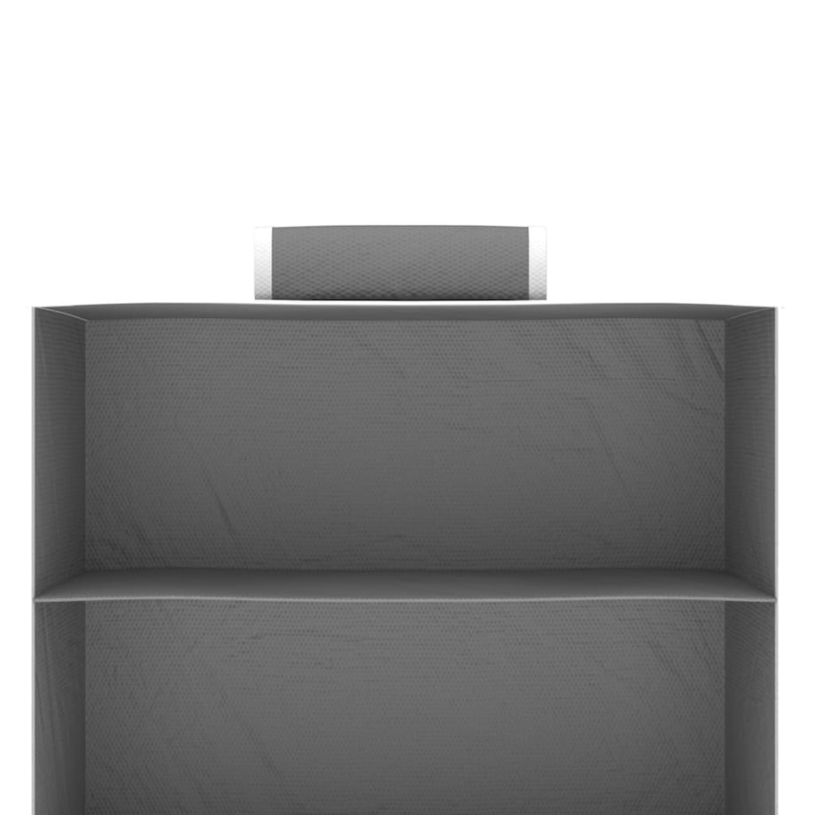 vidaXL Wiszące organizery do szafy, 2 szt., 10 półek, tkanina