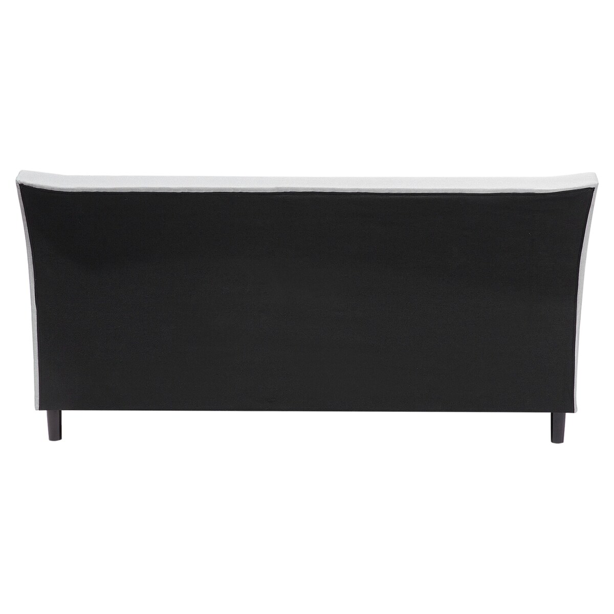 Łóżko tapicerowane 160 x 200 cm jasnoszare SAVERNE