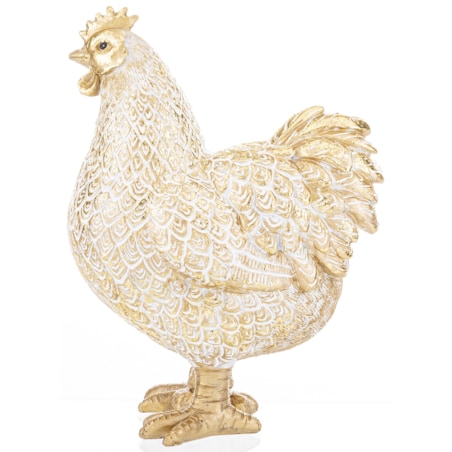 Dekoracja - kura 24x18x11 cm WAANS dropiata