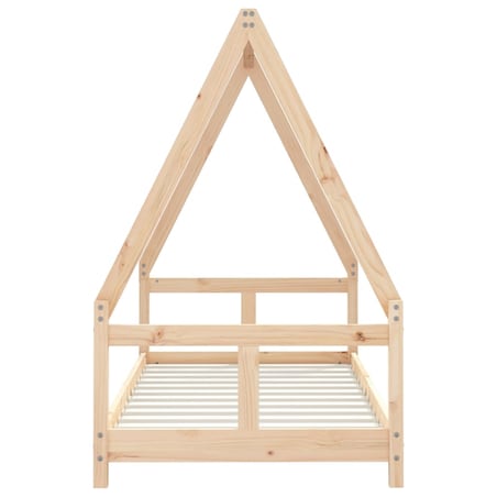 vidaXL Rama łóżka dziecięcego, 80x160 cm, drewno sosnowe