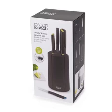 Zestaw 5 noży w obrotowym stojaku Elevate, Joseph Joseph