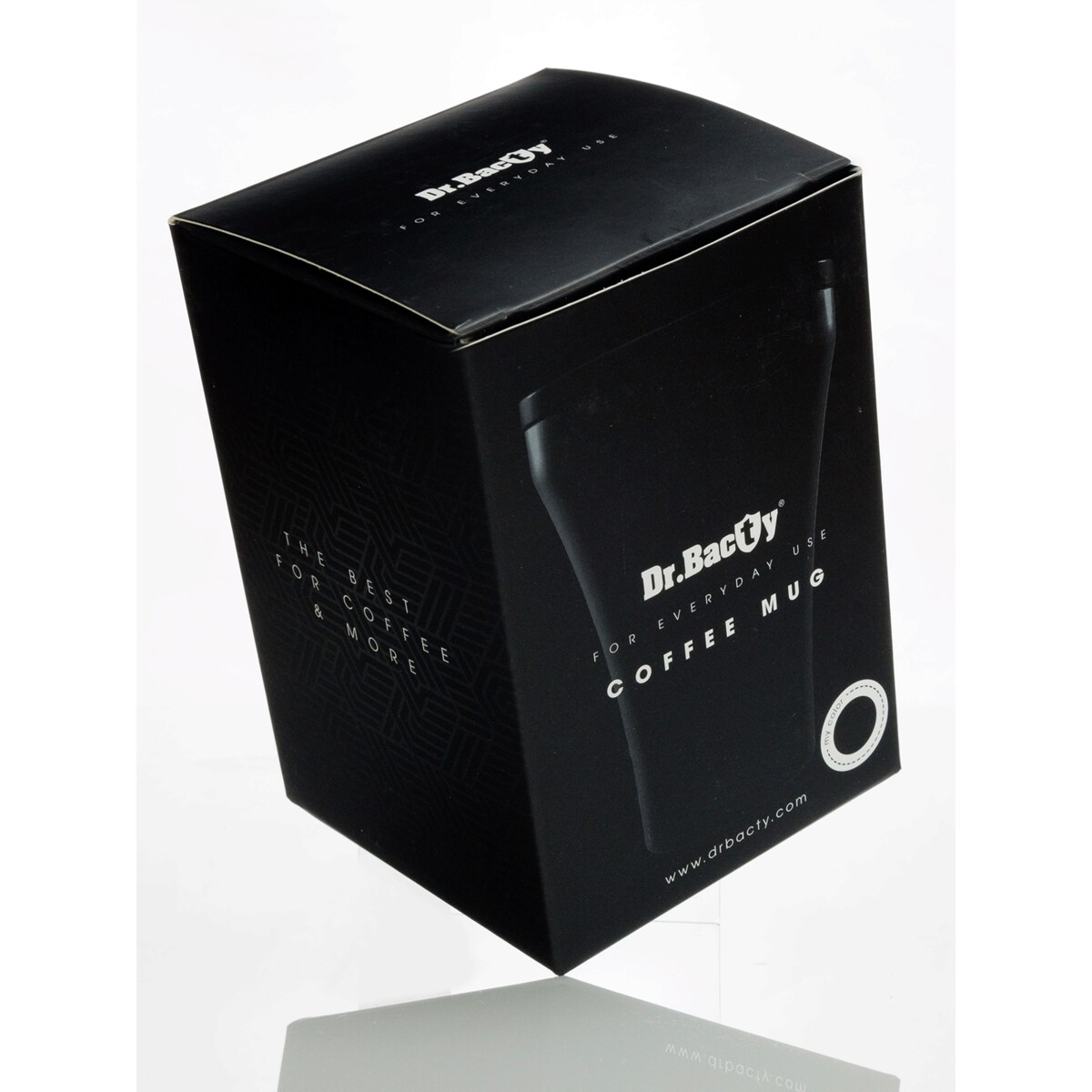 Kubek termiczny do kawy z powłoką ceramiczną Dr.Bacty Apollo - 227 ml - niebieski