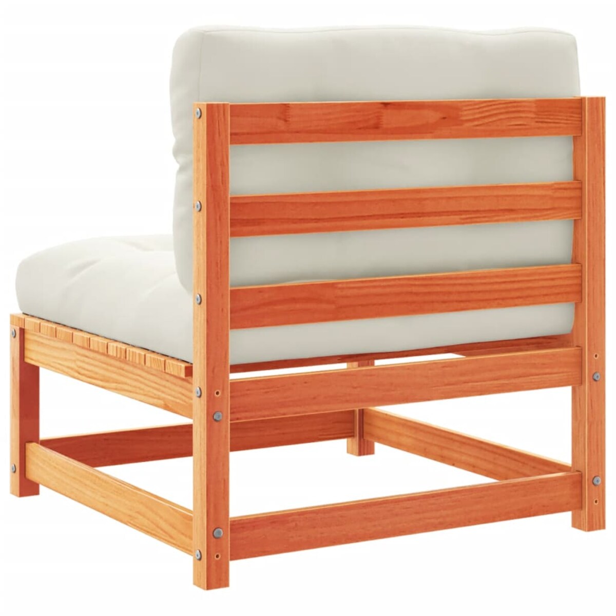 vidaXL 8-cz. zestaw wypoczynkowy do ogrodu, z poduszkami, woskowy brąz