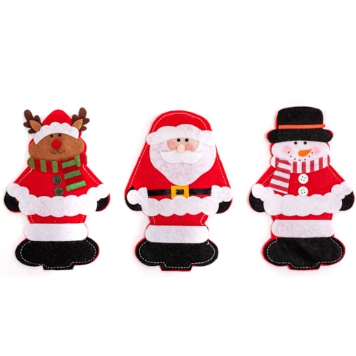 Pokrowiec na sztućce Świateczny 3 szt 311407