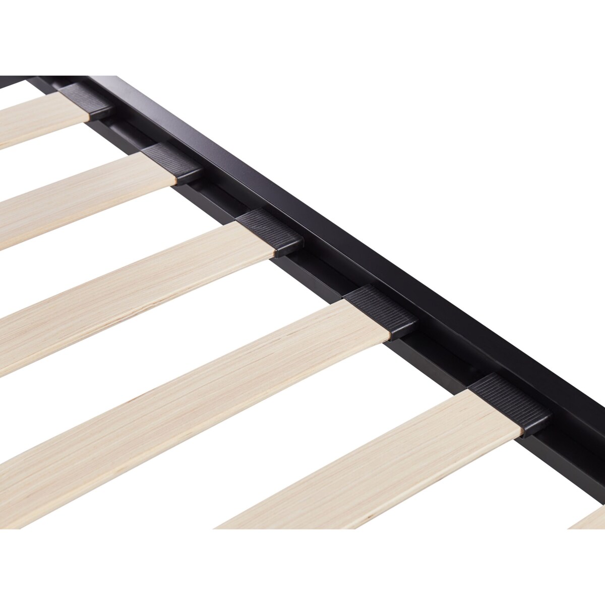 Łóżko metalowe 140 x 200 cm szare CLAMART