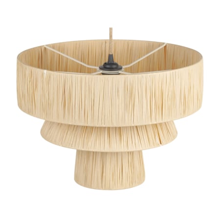 Lampa wisząca papierowa naturalna CHAMBO